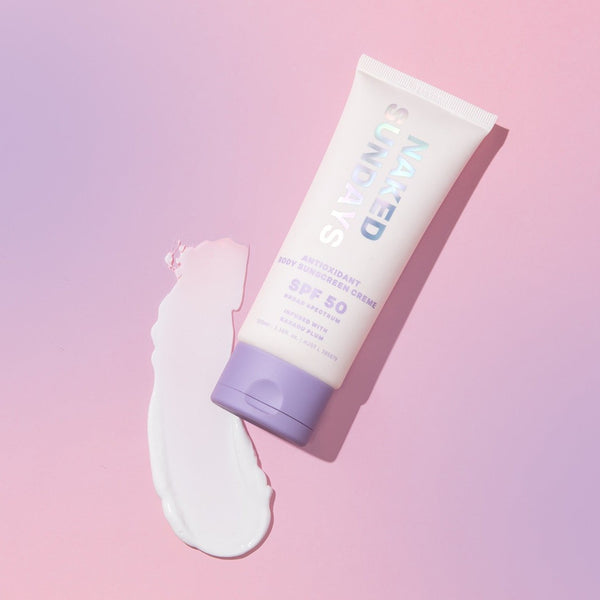SPF50 Antioxidant Body Sunscreen Crème – Naked Sundays UK
