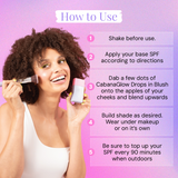 CabanaGlow™ SPF50 Mineral Glow Serum Drops - Luminizing Blush