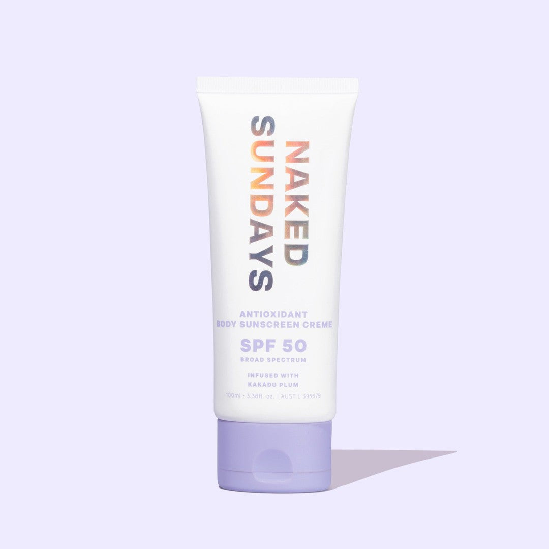 SPF50 Antioxidant Body Sunscreen Crème Naked Sundays UK